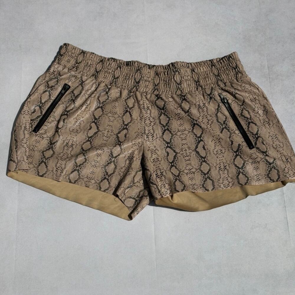 Generation Love "Choose Love" Size Medium Faux Snake Skin Shorts